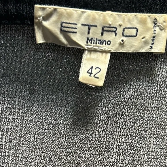 Etro Milano Long Cardigan Size 40